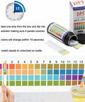 100 Count PH Test Strips For Aquarium And Home Use In Airtight Bottle With 0 To 14 Range Litmus Paper Easy Read Color Chart