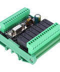 Heavy Duty Programmable Logic Controller Module with relay outputs, compact design for industrial use and easy installation.