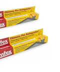 Two Pack Of Knockout Chimney Fire Suppressant That Handles Flue Infernos Quickly Csia Certified For Heavy Duty Home Protection Zero Hassle Operation Made In Usa.