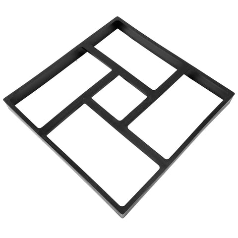 DIY Garden Walkway Paving Mold Premium Plastic Pro Grade Kit for Easy Patio Landscaping, rectangular design for pathways