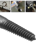 Heavy Duty Bolt Extractor Kit With Fluted Shank Design For Stripped Screws And Damaged Fasteners That Grip Tighter Under Torque To Save Your Bones When Removing Tough Rusty Steel Studs, Socket Heads, And Frozen Hardware Fast And Easy Without Breaking A, steel extractor bit