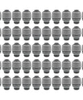 PVC Electrical Conduit Fittings 3/4 Inch Liquid Tight Connector With Ring And Steel Locknut UL Listed FNMC-B Straight Flexible Conduit Connector For Indoor And Outdoor Use 50 Pack, gray fittings