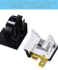 QP2-4.7 PTC Starter Relay 1 Pin Refrigerator Start Relay With 6750C-0005P Overload Protector For LG Refrigerator Compressor 2 Pack