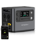 2400W Portable Power Station With 2048Wh LiFePO4 Battery And Peak 4800W, AC Fast Charging, 12V25A XT60 DC Output, UPS Backup
