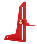 Precision ABS Aluminum Alloy Height Gauge For Woodworking Projects With Sturdy Construction Preventing Deformation And Dings Plus Easy To Read Accurate Measurements Up To Plus Or Minus Zero Point One Centimeters For Pros, red measuring tool with clear scale markings.