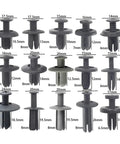Rock Solid 150Pcs Mixed Auto Retainer Clips Kit With Plastic Fasteners And Trim Panel Rivets For Durable Car Interior Assembly Jobs That Hold Tight, assorted sizes