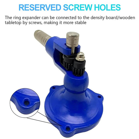 Portable Ring Stretcher And Expander Tool Featuring 13 Heavy Duty Dies for stable connection with reserved screw holes