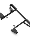 Rugged Rear Grab Bar For Yamaha Raptor 700 2006 2026, Aircraft Grade Aluminum in black finish, top view.