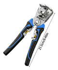 Heavy Duty Auto Wire Stripper And Crimping Tool For 0.2 To 10 Mm2 Wires One Second Stripping With No Core Damage Automatic Opening Multi Function Cutting And Crimping Adjustable Gauge Perfect For Electricians And DIY Projects, 21.5cm