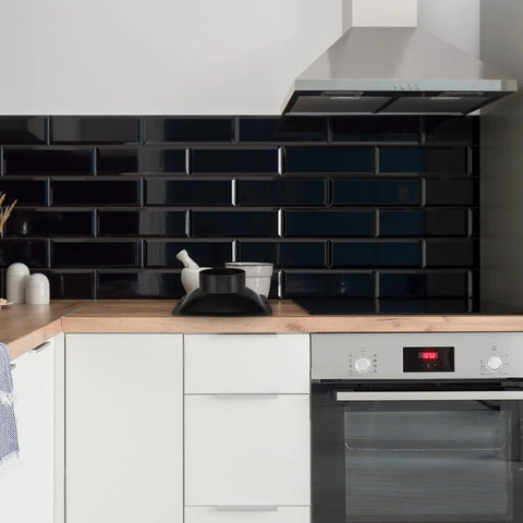 SOIMISS Plastic Easy Install Adapter With Square Bottom Vent For Dust Collection And HVAC Exhaust Systems on kitchen counter.