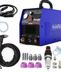 65 Amp Plasma Cutter Workhorse With Dual Voltage 110V 220V IGBT Inverter Pro Grade Cutting Machine shown with accessories
