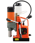 Heavy Duty 1400W Magnetic Drill Press With Two Inch Boring Power and a Rock Solid 2810 Pound Magnetic Base side view