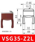 Diagram of Flexible Mechanical Arm Gripper With Silicone Soft Fingers Pneumatic Vacuum Suction Cup Claw for precise pick and place