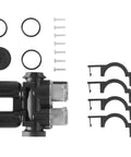 Solenoid Manifold Kit For Valve Rebuilds And Replacement components including gaskets, screws, and mounting brackets
