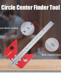 Go To Center Finder Tool Pro Grade For Woodworking And Lathe Quick Accurate Circle Centering And Marking Tool in use