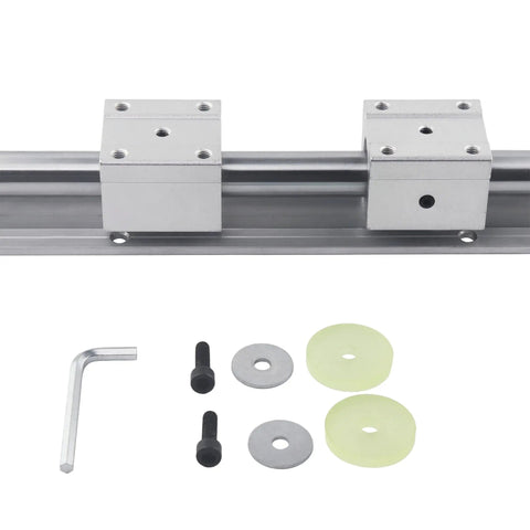 Plug And Play SBR12 1000mm Linear Guide Set With Two Rails And Four Sliding Blocks And Mounting Accessories For CNC Milling Machines Lathes