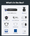 What's in the box for All In One 16 Channel HD TVI Security Camera System With DVR And 12 Outdoor 2MP Cameras Smart Dual Light AI