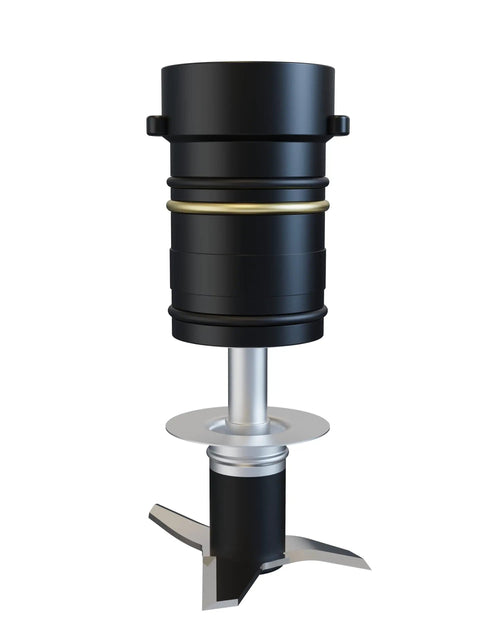 Commercial Food Processor Blade Assembly OEM Replacement Part With Liquid Conversion Card, durable steel construction.
