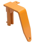 4 Pack Universal Stake Pocket Camper Tie Downs For Full Size Pickup Trucks, Heavy Duty Steel, Powder Coated Orange