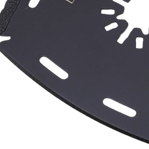 Close-up of 3 In 1 Oscillating Tool Blade For Cutting Scraping Grinding Wood Metal Plastic, showing edge detail