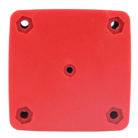 Bottom view of Three Position 300 Amp Dual Circuit Battery Disconnect Switch Isolator with mounting holes for marine use.