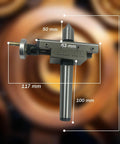 Pro Grade Improved Taper Turning Attachment With Revolving Live Center For Lathe Machines 3MT Morse Taper Precision Tooling dimensions