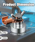 2 Pack Welding Magnetic Grounding Clamp For Welder Magnetic Ground Clip For Fast Snap No Fuss Welding Setup On Any Metal Surface