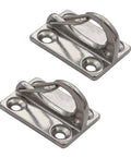 2 Pack Stainless Steel Wall Hooks for Dog Leashes Enclosed Parking Hook Wall Mounted With Screws For Easy Lead Management