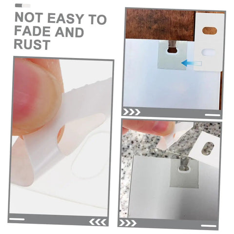 Vertical Blinds Repair Stickers Kit 50 Pieces No Fuss Easy DIY Fix For Damaged Slats Invisible Tape Patches Multimaterial Compatible close-up of application.