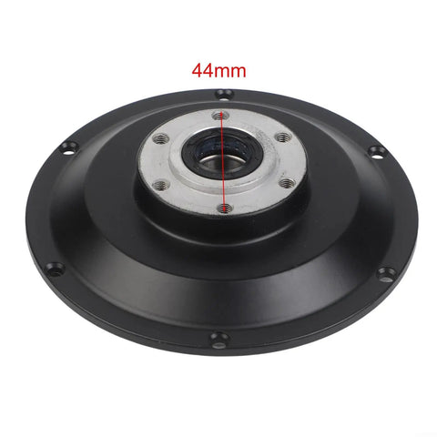 Built Tough Aluminum Alloy E Bike Motor Side Cover With Six Hole Disc Brake Compatible Hub End Cap Plus Reliable 6003 Bearing Kit close-up view