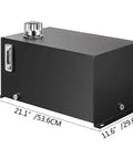 Tough As Nails 10 Gallon Hydraulic Fluid Tank Steel Reservoir with Strainer, Tank Gauge, and Filter Breather Cap