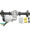 Pump Up Your Build With This Bad Boy Brushless Electric Motor 2500W 60V 5000RPM And 32 Inch Differential Rear Axle Complete Carrier Kit with motor and axle parts.