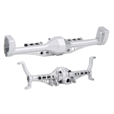 Beefy Metal Front And Rear Axle Housing Shell For 1/10 RC Crawler Upgrade Your Rig Compatible With Axial Capra 1.9 UTB Tough Aluminum Alloy