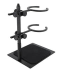Top Shelf Pour Over Coffee Dripper Stand Set With Double Tier Brew Station, matte black adjustable dripper stand.