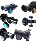 Collection of Sturdy Plastic Telescope Focuser With Steel Shaft For Newtonian Reflectors, 1.25 Inch Eyepiece Holder, Black 67mm