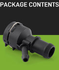 Engine Coolant Heater Hose Connector For Audi A3 TT Skoda Octavia And VW Golf Replacement 1K0122291C black connector detail
