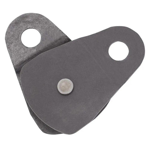 Fall Protection Tripod Pulley With Stainless Steel Construction, Single Oscillating Side Plates, close-up view