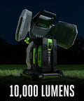 Rechargeable Portable Work Light Up To 10,000 Lumens With 360-Degree Folding Panels outdoors