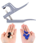Snap Fastener Tool Kit With 350-Piece Resin Buttons And Press Pliers Set For Clothing Diapers Bibs And Crafts Super Handy DIY Snaps For Quick Seams And Fun Projects, pliers and resin buttons