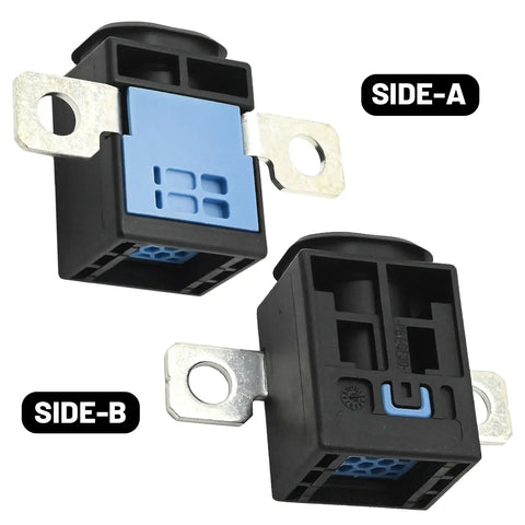 Plug And Play Crash Battery Disconnect Pyrofuse Switch Fits Mercedes Benz B C E GLE GLK GLS M Class 2005 Through 2019 Direct Swap OEM 6802944 02 two-sided view.