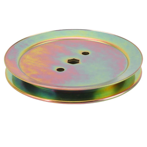Upgrade Your Mower Game With This High Performance Spindle Pulley For GX20367, durable steel design for lawn mower models D105 D110 LA110 LA115.