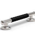 1-1/4 X 24 Inch Stainless Steel Bath Safety Grab Bar With No Slip Rubber Grip ADA Compliant 500 Lb Load Capacity Decorative Miami Collection