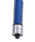 Close-up of a Flush Trim Router Bit from the Top Notch 4 Piece Flush Trim Router Bit Set With Double Bearing Precision Guides.