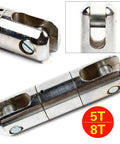 Heavy Duty Cable Pulling Swivel With 5 Ton Load Rating And Anti Twist Ball Bearings forged from galvanized steel, showing mechanism details.