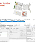 Contact EMV SIM eID USB CCID Smart IC Card Reader Writer Programmer Kit With 2 SLE4442 Cards And SDK, driver installation shown