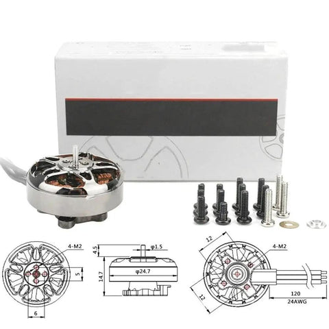 Brushless Drone Motors Set For 3 To 6S LiPo 1600KV 2000KV 2400KV 3000KV Hot KV Options 1.5mm Shaft Mini FPV Quad Copter Parts