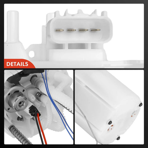Electric Fuel Pump Assembly With Sending Unit Compatible With Cadillac SRX 2010 2011 2014 2016 And Saab 9 4X 2011 close-up details