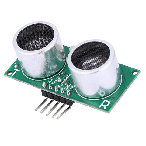 Top-Notch Ultrasonic Sensor Module with Temperature Compensation for Spot On Distance Sensing, front view on white background