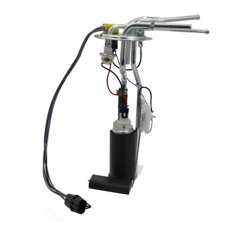 Fuel Pump Module Assembly For Chevy S10 Blazer GMC S15 Jimmy And Oldsmobile Bravada 1985 1991 With 2.5L 2.8L 4.3L V6 Engines SP03B1H HP10020 Replacement Easy Fit showing metal and plastic construction