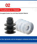 Five Piece Vacuum Suction Cup Kit For Robotic Arm Gripper And Automation Tools, Multi Layer Three Layer Sucker System
